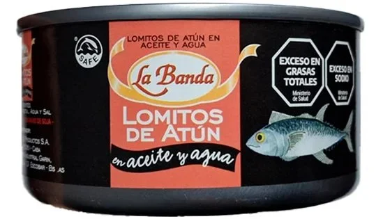 LA BANDA ATUN LOMITOS 170G ACEITE Y AGUA