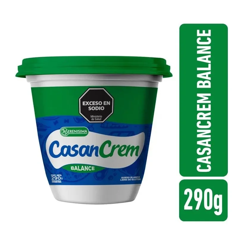CASANCREM QUESO CREMA 290G LIGHT